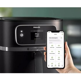 Resim Philips 7000 Seri Airfryer Combi XXL 8,3L Connected 22'in1 Uzaktan Bağlantılı Ultra 