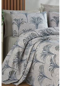 Resim Baskılı Pike Takımı Tek Kişilik Santo Mavi Mavi 