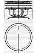 Resim YENMAK 31-04184-000 Piston+Sekman Std 69.00 Mm (Renault: Twingo Clio II Clio III 1.2 75Ps Benzinli D4f 3104184000 (WK645138) (Fiyat:4 Adet İçindir) 
