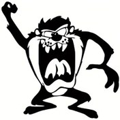 Resim Xpetrana- Deli Maymun Duvar Dekor Sticker 40 X 40 Cm 