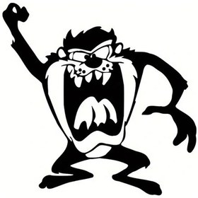 Resim Xpetrana- Deli Maymun Duvar Dekor Sticker 40 X 40 Cm 