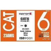 Resim Apronx Cat6 23AWG 305Mt 0,50mm Turuncu Utp Kablo 