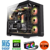 Resim Zeiron Zero RTX85 Intel Core I5-9400F 32GB Ram 512 GB M.2 Nvme 8gb RTX4060 Sıvı Soğutmalı Oyuncu Masaüstü Bilgisayar 
