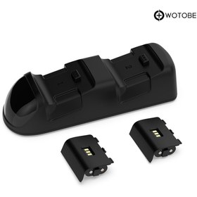 Resim WOTOBE Led Göstergeli Xbox One/series S/x Uyumlu Şarj Istasyonu Ve Şarj Edilebilir Pil Set 