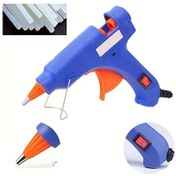 Resim Sıcak Silikon Tabancası 20w On/off Tuşlu + 6 Adet Tam Boy İnce Slikon Hediyeli 