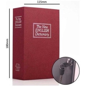 Resim Sptmgldı Kitap Görünümlü Gizli Kasa Büyük Boy Anahtarlı Kilitli Para Kasası 