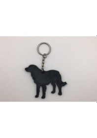 Resim Anahtarlık Köpek Modeli Siyah 