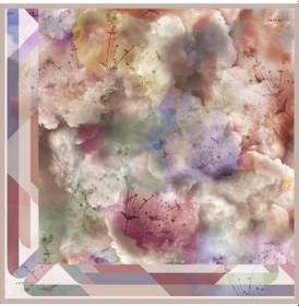 Resim Armine Özel Nostalji Serisi Twill İpek Eşarp Modelleri 8354D-87 