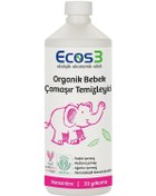 Resim Ecos3 Organik Bebek Temizlik Seti Çamaşır Temizleyici 1 L + Çamaşır Yumuşatıcı 1 L + Biberon & Oyuncak Temizleyici 500 ML 