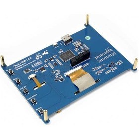 Resim Robotistan Waveshare 7 Inch Hdmi Rezistif Dokunmatik Lcd - 1024X600 