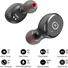 Resim Tozo T10 TWS Kablosuz Kulak İçi Bluetooth Kulaklık 