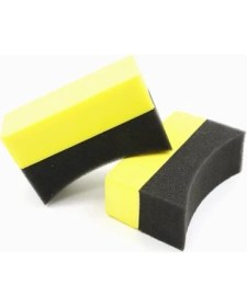 Resim 2Liyao 2 Adet 6 Adet U Şekli Lastik Ağda Parlatma Süngeri Pedleri Lastik Temiz Fırça Oto Araba Sünger Balmumu Aplikatör Pedleri (Yurt Dışından) 