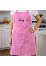Resim Bk Gift Kişiye Özel İsimli Pembe Mutfak Önlüğü -10, Aşçı Ve Şef Önlüğü, Ev Hediyesi Kobitmeyencom36654 Bk Gift Renkli 