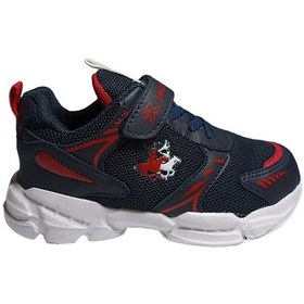 Resim Jagulep Kids Nkt-03 Ft Çocuk Lacivert-Kırmızı Günlük Spor Ayakkab 