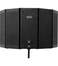 Resim Provoice BM-300 Mikrofon + AS-21 Stand + Yalıtım Paneli + Pop Filtre SİYAH 