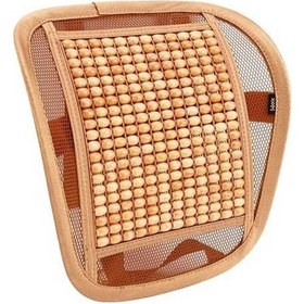 Resim Wondernest Evrensel Yaz Buz İpek Örgü Nefes Serin Masaj Bel Matı Akçaağaç Ahşap Boncuklu Araba Ofis Aile İçin 