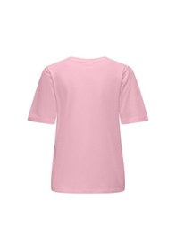 Resim Only Onlhappy S/s Emb Top Jrs Kadın T-shirt 15370117 Pembe 
