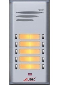 Resim Audio Basıc Çift Sıra Onlu Butonlu Hoparlörlü Fotoselli Zil Pan 