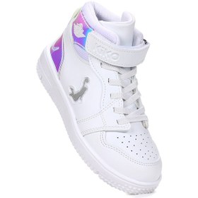 Resim Kiko Kids Hayka Cırtlı Basketbol Erkek/kız Çocuk Spor Ayakkabı Beyaz - Hologram Beyaz - Hologram 