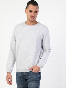 Resim Colin's Regular Fit Erkek Gri Melanj Sweatshirt CL1046286_Q1.V1_MGA 