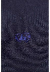 Resim Bisse Lacivert Polyester Desenli Baklava Bambu Dikişsiz Uzun Soket Çorap Crbmb23y102 40-1 Koyu Lacivert 
