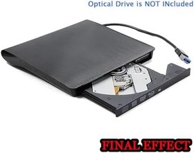Resim Ultra İnce USB 3.0 Harici DVD CD Blu-ray Oynatıcı/Brülör Muhafaza Kutusu Muhafaza Seti, Dizüstü Bilgisayarlar için Dizüstü Bilgisayar Bilgisayar Dahili 9,5 9,0 mm İnce SATA Optik Sürücü Taşınabilir 