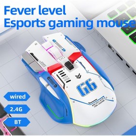 Resim Hxsj G6 10 Tuşlu Rgb 12800dpı Üç Modlu Kablosuz Oyun Faresi Siyah Diğer 