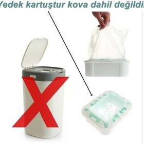 Resim Motek Bebek Bezi Kovası Yedek Kartuşu 505ad Bez Kapasitelidir Kova Değildir Yedek Kartuştur Beyaz 