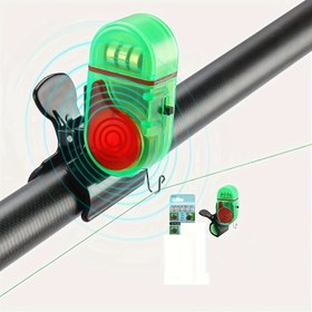 Resim 1 adet Hassas Elektronik Sensörlü LED Balıkçılık Alarmlı - Pil ile Çalışan (36V'ye Kadar), Gerçek Zamanlı Isırma Uyarısı için, Gelişmiş Balıkçılık Deneyimi - Tutkuyla Balıkçılar ve Balıkçılık Meraklıları İçin İdeal Hediye 
