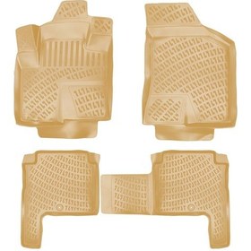 Resim Hyundai Santa Fe 2006-2012 Havuzlu Paspas 7 Koltuklu - Bej 