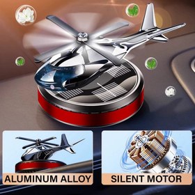 Resim Güneş Enerjili Koku Difüzörü, Helikopter Şeklinde Aromaterapi Dağıtıcı, Yüksek Kaliteli Metal Malzeme, Uzun Süreli Kokusuz, Daha Hoş Araba Havası 