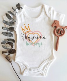 Resim Genel Markalar Teyzesinin Her Şeyi Kısa Kol Organik Bebek Body 