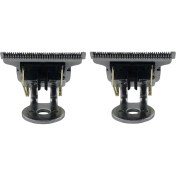 Resim 3x T-Şekilli Saç Kesme Bıçağı Standı ile T9 Bıçak Giyotin Yedek Kafa Yedek Kesme Kafası Gümüş (Yurt Dışından) 