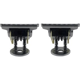 Resim 3x T-Şekilli Saç Kesme Bıçağı Standı ile T9 Bıçak Giyotin Yedek Kafa Yedek Kesme Kafası Gümüş (Yurt Dışından) 