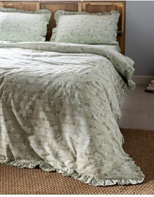 Resim Madame Coco Jules King Size %100 Pamuk Fırfırlı Nevresim Takımı - Saga 8684427122679 Çok Renkli 