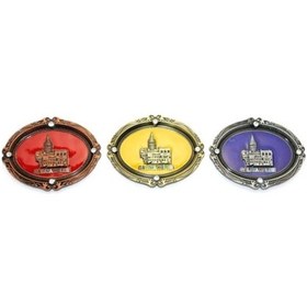 Resim İstanbul Temalı Metal Magnet Galata Kulesi Kabartmalı Çok Renkli 