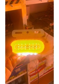 Resim Ahmet Otomotiv Demir Ayaklı Yan Etek Lambası Neon Güçlü Işık Sarı Renk 