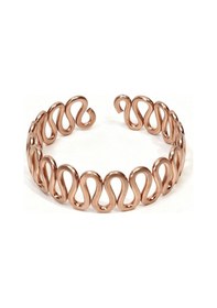 Resim Saf Bakır Bileklik, Kıvrımlı Bilezik 509-1 Bakır 