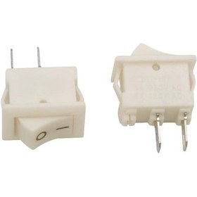 Resim Kcd11 Mini On-Off Anahtar - Beyaz - 5 Adet 