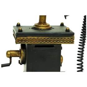 Resim Dekoratif Metal Telefon Kumbaralı Kumbara Biblo Hediyelik 
