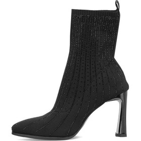 Resim Guja 25k104 Kadın Taşlı Topuklu Bot Siyah Siyah 