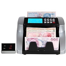 Resim Baove GB7100S Karışık Para Sayma Makinesi ve Sahte Yakalama –TL-Euro-USD - Türkçe Sesli Uyarı 