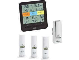 Resim Tfa Dostmann Klimahome Corfu Tfa 30.3060.IT Oda Iklim Kontrolü Kablosuz Termo-Higrometre (Siyah 30.3060.01) 