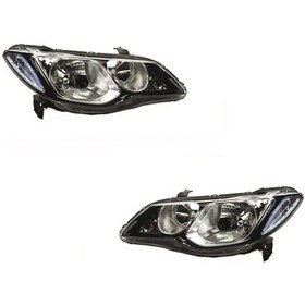 Resim Ns Honda Cıvıc Fd6 Far Lambası Sağ-sol Takım 06-08 