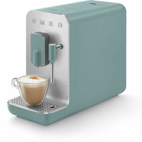 Resim Smeg Mat Zümrüt Yeşili 50s Style BCC02egmeu Otomatik Espresso Kahve Makinesi 