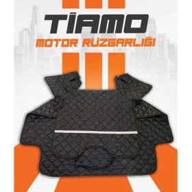 Resim Tıamo Su ve Rüzgar Geçirmez Motor Rüzgarlığı-Kışlık Scooter ve Motosiklet Koruma Örtüsü 