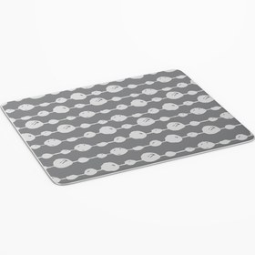 Resim Genel Markalar Gri Noktalar Kare Baskılı Mouse Pad-1377 