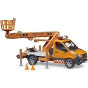 Resim Bruder Mercedes Benz Sprinter Sepetli Vinç Br02679 