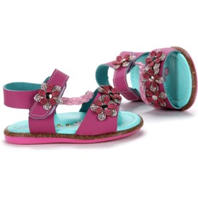 Resim Kiko Kids Şb 2729-35 Günlük Kız Çocuk Ilk Adım Sandalet Terlik 