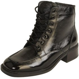 Resim Mammamia D24kb-1015 Kadın Deri Klasik Bot SİYAH KIRIŞIK RUGAN 